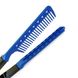 Hair Expert Hairbrush V Shaped PLASTIC comb BLUE Гребінець-зажим KRT0014 фото 2