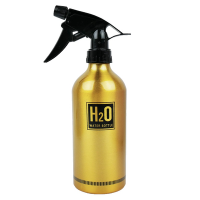 Hair Expert Перукарський розпилювач для волосся H2O метал ЗОЛОТИЙ, 500 мл HE111500 фото