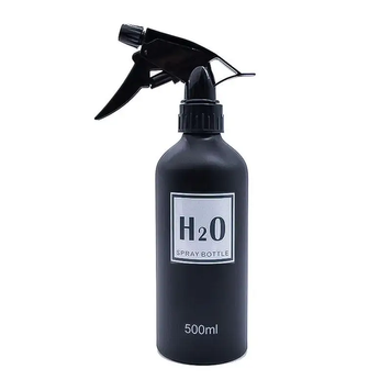 Hair Expert Перукарський розпилювач для волосся H2O метал ЧОРНИЙ, 500 мл HE111500 фото