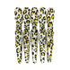 Hair Expert Clip Зажимы-крокодилы, х5, Леопард Желтый HE111370 фото