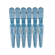 Hair Expert Clip Зажимы-крокодилы, х6, Голубые HE111340 фото