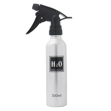 Hair Expert Перукарський розпилювач для волосся H2O метал СРІБНИЙ, 300 мл HE111300 фото