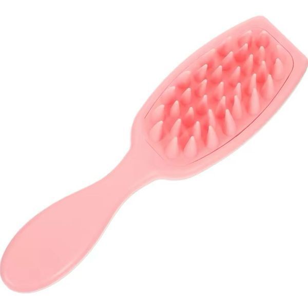Hair Expert Hair Cleaning Brush Pink Массажная щетка с удлинённой ручкой  HE111318 фото